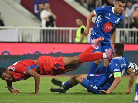 Cele mai impresionante imagini cu jucătorii lui FCSB din Priștina
