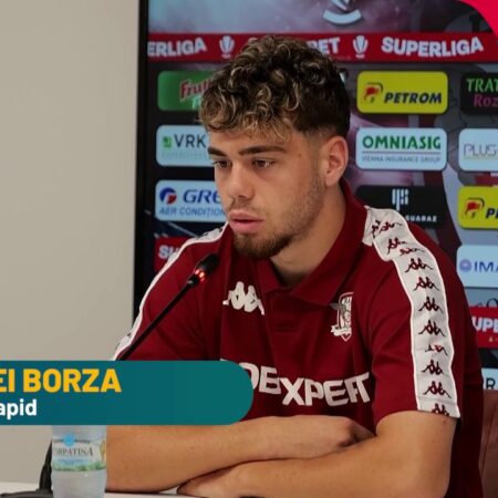 Andrei Borza, declarații înainte de confruntarea cu Metaloglobus: „Am început bine acest sezon”