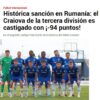 Mititelu și FCU Craiova, în atenția cotidianului MARCA! Spaniolii, șocați de situația din Bănie: „O sancțiune fără precedent”