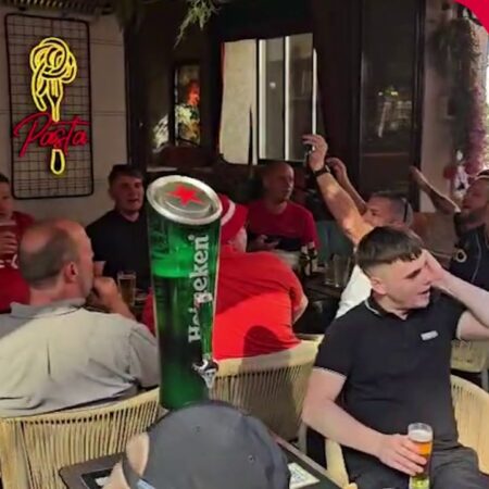 Fanii lui Aberdeen, show în Centrul Vechi înainte de confruntarea cu FCSB