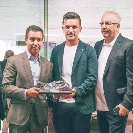 Consilierul lui Nelu Varga a fost în delegația oficială a CFR-ului! Imaginile de la dineu au fost publicate de portughezi.