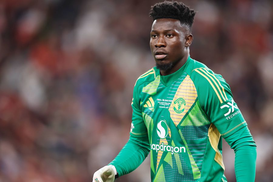 Andre Onana, portarul lui Manchester United. Chivu vrea la Inter jucătorul cotat la 25 de milioane de euro