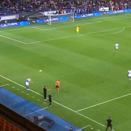 Fază școală din aut! Craiova a marcat al doilea gol cu Basaksehir în play-off-ul Conference League