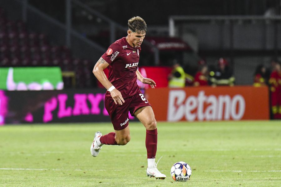 Matei Ilie este unul dintre titularii de la CFR Cluj. foto: Imago Images Mircea Lucescu a avut observații critice la adresa unui lider de la CFR Cluj: „A fost slab. La experiența pe care o are...”