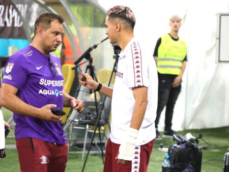 Accidentat, Cristi Manea s-a alăturat echipei Rapid