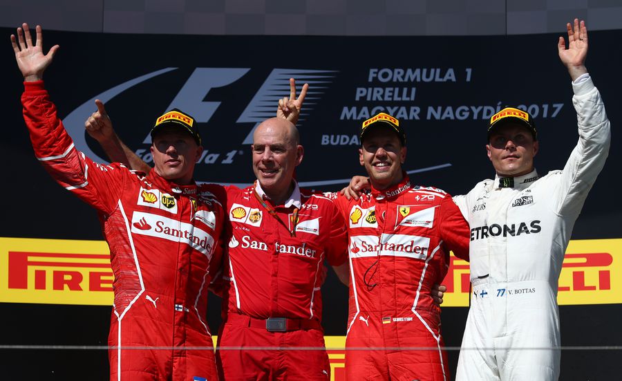 Valtteri Bottas, pe podium la Hungaroring Valtteri Bottas, pe podium la Hungaroring