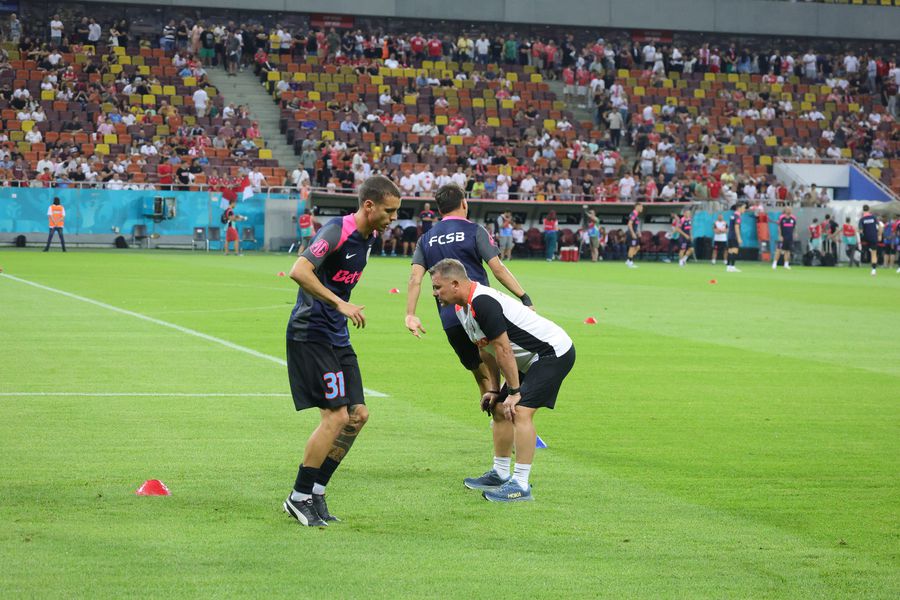 Veste proastă pentru FCSB! » Omul de bază s-a accidentat în meciul cu Drita
