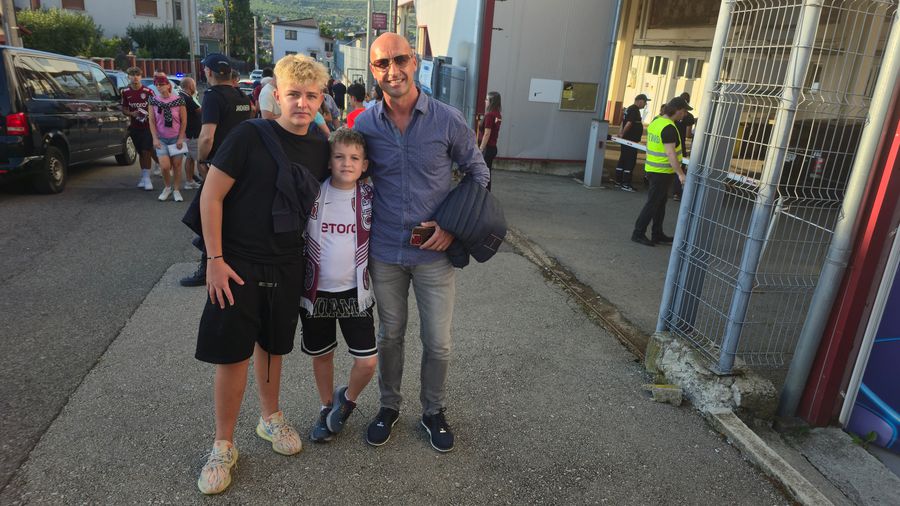 Gabi Mureșan a fost la meciul cu Lugano împreună cu copiii săi CFR s-a impus în trecut în fața Bragăi și are motive de încredere.