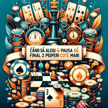 Când să alegi ʼpauză GG – final 2ʼ pentru cote mari