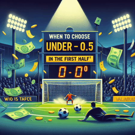 Când să alegi ʼunder 0.5 repriza 1ʼ pentru cote valoroase