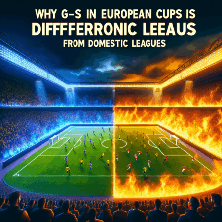 De ce GG în Cupele Europene este diferit față de ligile interne