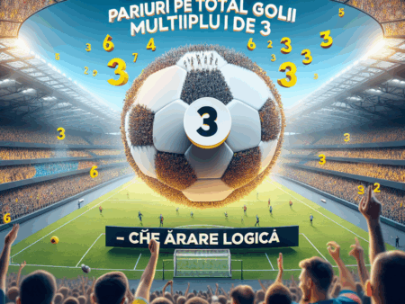 Pariuri pe total goluri multiplu de 3 – când are logică