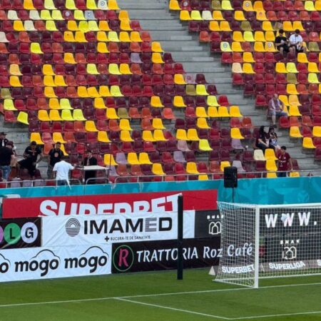Galeria Rapidului încalcă regulamentul FRF în derby-ul cu FCSB?! Detaliul surprins pe Arena Națională