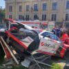 Marco, fiul lui Mihai Leu, a avut un accident la deschiderea Raliului Timișoarei » Mașina tatălui a suferit daune serioase