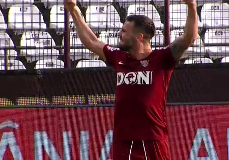 A uitat de FCSB?! Andrei Cordea, gol spectaculos pentru CFR Cluj, la prima titularizare în campionat.