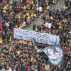 „În Giulești e fiorul verii!” Ironia fanilor FCSB-ului în meciul cu Rapid. Cum s-a finalizat bannerul.