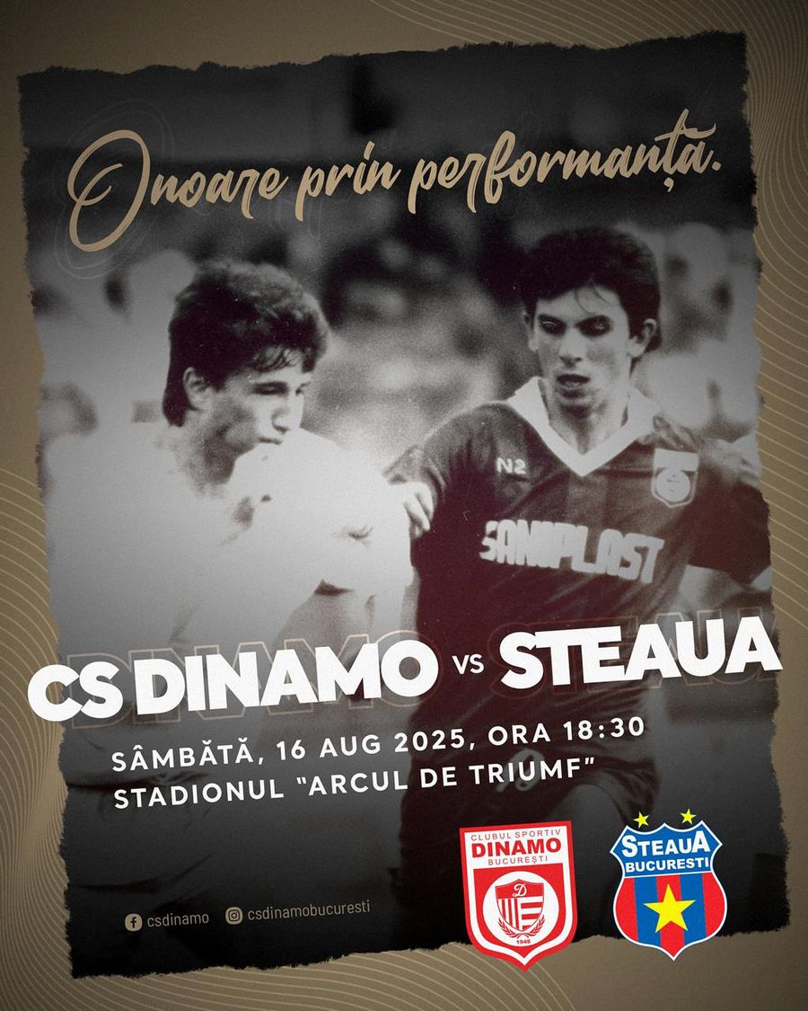 Fanii au reacționat intens privind promovarea meciului dintre CS Dinamo și Steaua