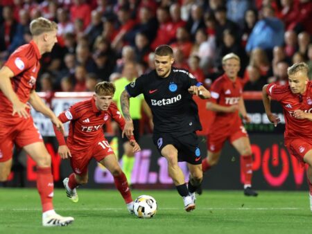 FCSB – Aberdeen se joacă joi, de la 21:30, pe Pro TV și VOYO