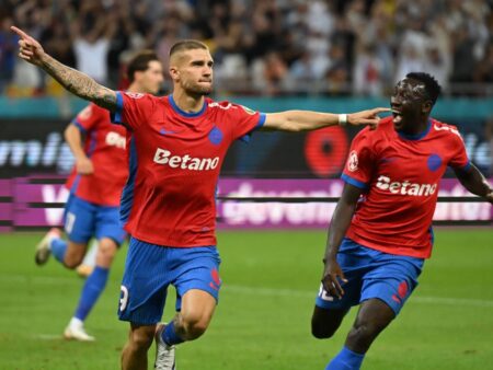 Drita – FCSB, TRANSMISIE LIVE EXCLUSIV pe VOYO joi de la 21:00 în returul crucial din Europa League! Absențe importante la FCSB