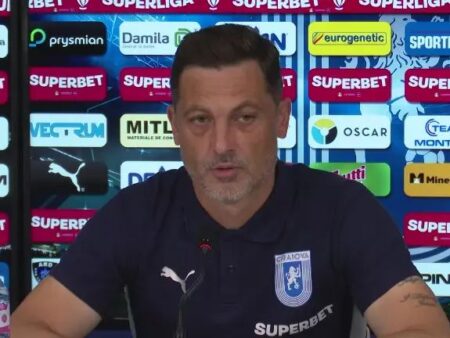 Mirel Rădoi le atrage atenția jucătorilor înainte de meciul cu Trnava: „Ar fi o mare greșeală dacă am proceda astfel!” / „În fotbal? Nu, nu-mi e frică.”