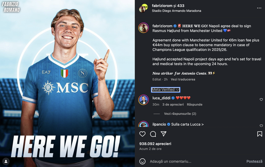 Transferul starului lui Manchester United în Serie A