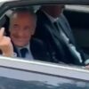 Florentino Perez surprins în timp ce face gesturi indecente.