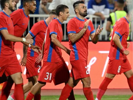 FCSB a impresionat în prima repriză cu Drita: „Se comportă ca o campioană”
