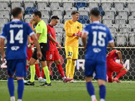 Golul care a aprins flăcările la Priștina: Drita – FCSB! Stadionul a devenit un „vulcan”.