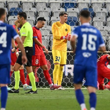 Golul care a aprins flăcările la Priștina: Drita – FCSB! Stadionul a devenit un „vulcan”.