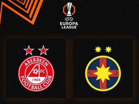 Debut posibil în Aberdeen pentru FCSB! Antrenorul dă șanse unui tânăr de 20 de ani.