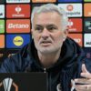 Decizie surprinzătoare din partea lui Mourinho! Schimbări majore în primul „11” pentru meciul de retur cu Feyenoord, arbitrat de Istvan Kovacs.