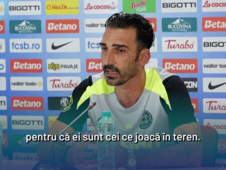 Elias Charalambous: „Un meci greu după experiențele anterioare” înainte de confruntarea cu Dinamo.