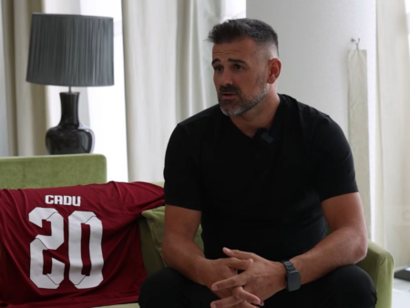 CFR Cluj, acasă la Cadu: „Este o mare bucurie! Mă bucur să vă revăd” / „La Cluj am trăit cele mai frumoase momente din cariera mea”