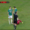 Bizarerie în Conference League: A primit două galbene, dar a dat vina pe român pentru a scăpa de roșu!