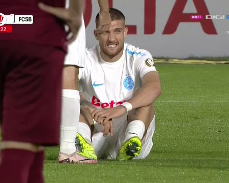 Repară ce nu voia FCSB! Daniel Bîrligea s-a accidentat după doar zece minute în CFR Cluj – FCSB