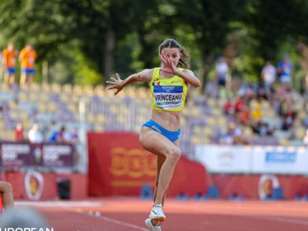 Medalie de argint pentru Daria Vrînceanu, atleta de 17 ani, la Campionatul European!