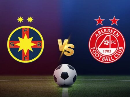 Urmărește FCSB – Aberdeen în direct online. Unde și cum poți viziona meciul crucial pentru grupele Ligii Europa.