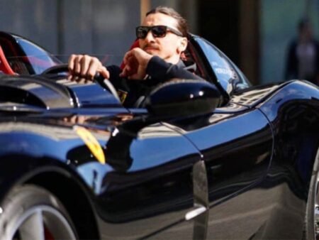 Ultimul supercar din colecția de lux a lui Ibrahimovic: Prețul Ferrari F80 comandat de suedez!