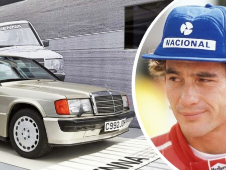 Un legendar Mercedes 190 aparținând lui Ayrton Senna, disponibil la licitație
