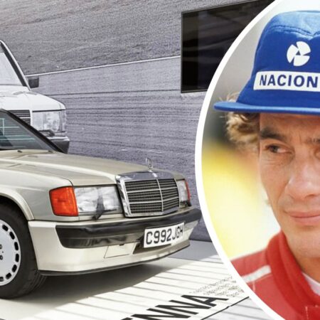 Un legendar Mercedes 190 aparținând lui Ayrton Senna, disponibil la licitație