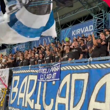 Galeria Farului impresionează la meciul cu Petrolul prin fondul sonor