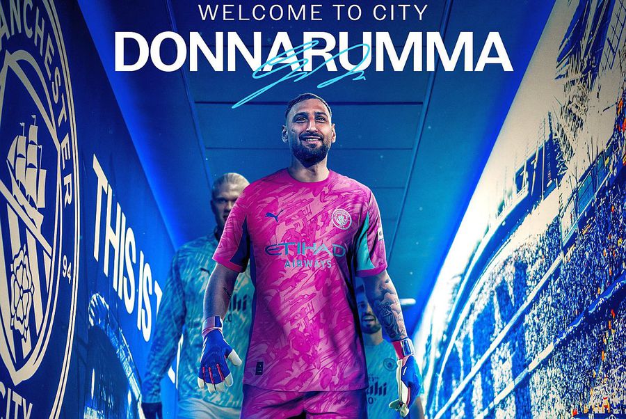 Gianluigi Donnarumma, prezentat de Manchester City L-a detronat pe Manuel Neuer și a devenit cel mai bine plătit portar din lume
