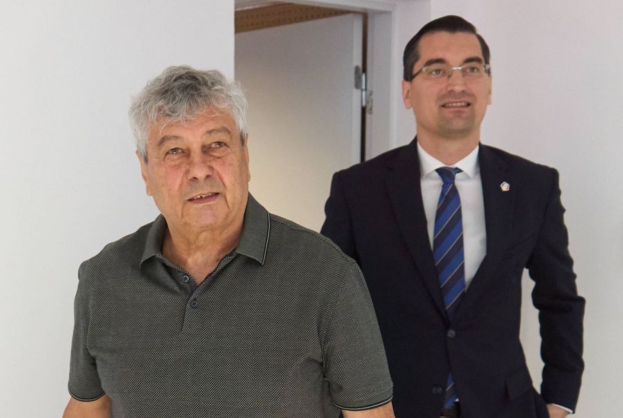 Mircea Lucescu și Răzvan Burleanu Lipsă de respect