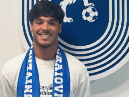 Transfer la Universitatea Craiova: Mihai Rotaru a semnat cu un atacant brazilian