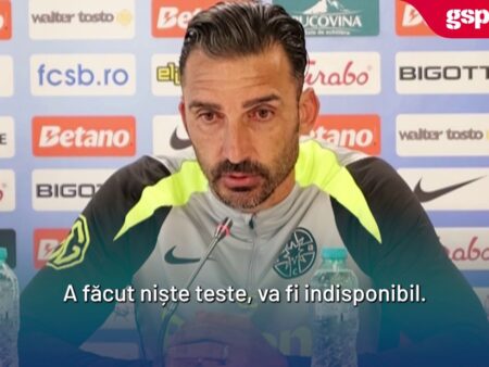 Elias Charalambous, conferință de presă înainte de meciul FC Botoșani – FCSB: „Radunovic, Crețu și Cercel sunt absenți” + Părerea sa despre şansele de a intra în play-off