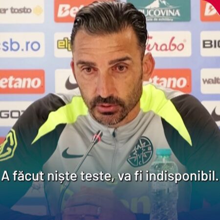 Elias Charalambous, conferință de presă înainte de meciul FC Botoșani – FCSB: „Radunovic, Crețu și Cercel sunt absenți” + Părerea sa despre şansele de a intra în play-off