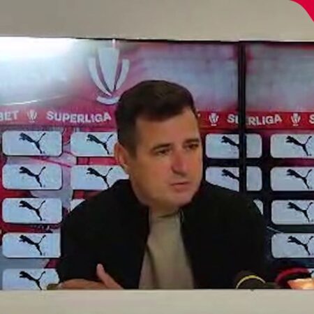 Ianis Zicu, după remiza de pe Arena Națională: „Un meci foarte echilibrat, fiecare echipă a avut o repriză de dominare”