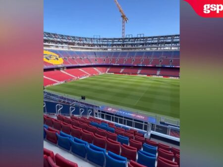 Cum s-a schimbat Camp Nou după doi ani de lucrări