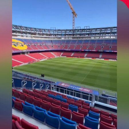 Cum s-a schimbat Camp Nou după doi ani de lucrări