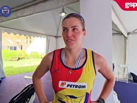 Magdalena Rusu, după ce a câștigat titlul de campioană mondială la canotaj